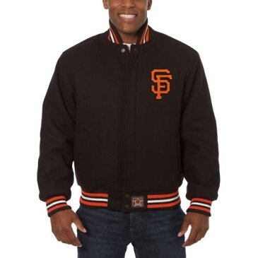 JH DESIGN ジャイアンツ 【 SAN FRANCISCO GIANTS WOOL FULLBUTTON JACKET BLACK 】 メンズファッション コート ジャケット 送料無料