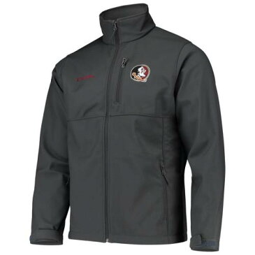 コロンビア COLUMBIA フロリダ スケートボード チャコール 【 STATE COLUMBIA FLORIDA SEMINOLES COLLEGIATE ASCENDER FULLZIP SOFTSHELL JACKET CHARCOAL 】 メンズファッション コート ジャケット