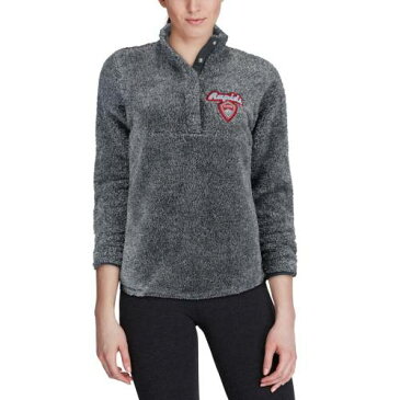 CONCEPTS SPORT コロラド レディース チャコール WOMEN'S 【 CONCEPTS SPORT COLORADO RAPIDS TRIFECTA FLUFFY HALFZIP PULLOVER JACKET CHARCOAL 】