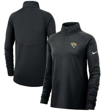 ナイキ NIKE ジャクソンビル ジャガーズ レディース ラグラン パフォーマンス コア ジャケット 黒色 ブラック WOMEN'S 【 NIKE RAGLAN PERFORMANCE HALFZIP CORE JACKET BLACK 】