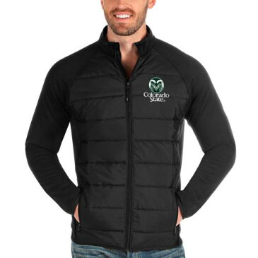 ANTIGUA コロラド スケートボード ラムズ 黒 ブラック メンズファッション コート ジャケット メンズ 【 Colorado State Rams Altitude Full-zip Jacket - Black 】 Black