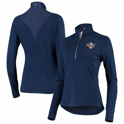 LEVELWEAR レディース エナジー 紺 ネイビー WOMEN'S 【 NAVY LEVELWEAR ARNOLD PALMER INVITATIONAL ENERGY QUARTERZIP PULLOVER JACKET 】