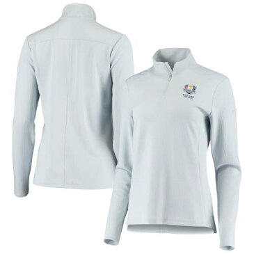 ナイキ NIKE レディース ビクトリー パフォーマンス ジャケット 灰色 グレー グレイ WOMEN'S 【 VICTORY GRAY NIKE 2020 RYDER CUP HALFZIP PERFORMANCE JACKET 】