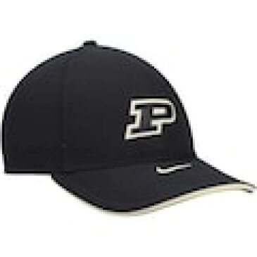 ナイキ パデュー ボイラーメイカーズ レガシー サイドライン パフォーマンス 黒色 ブラック メンズ 【 LEGACY NIKE 91 SIDELINE PERFORMANCE ADJUSTABLE HAT BLACK 】