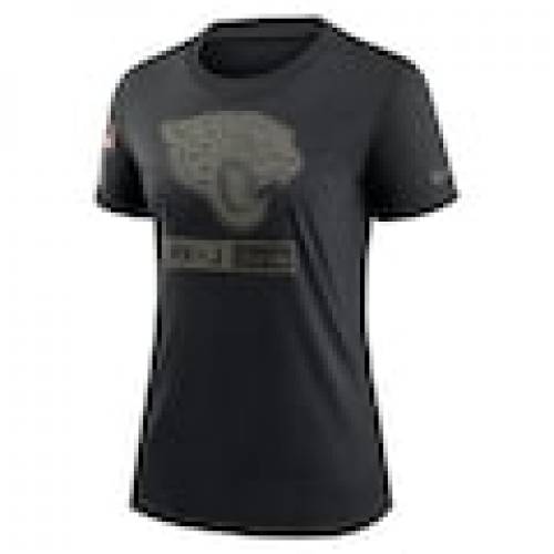 ナイキ NIKE ジャクソンビル ジャガーズ レディース パフォーマンス Tシャツ 黒色 ブラック WOMEN'S – 【 NIKE 2020 SALUTE TO SERVICE PERFORMANCE TSHIRT BLACK SHIRT 】 レディースファッション トップス T