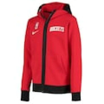 ナイキ NIKE ヒューストン ロケッツ 子供用 パフォーマンス フーディー パーカー 赤 レッド 【 RED NIKE YOUTH SPOTLIGHT PULLOVER PERFORMANCE HOODIE 】 キッズ ベビー マタニティ トップス スウェット