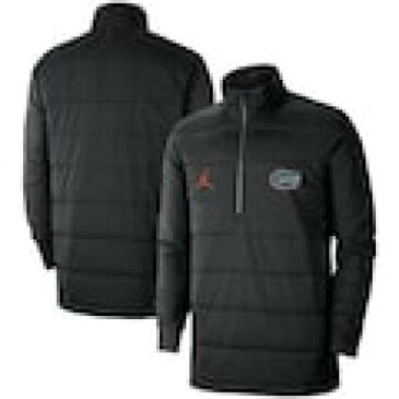ナイキ ジョーダン JORDAN BRAND フロリダ ゲイターズ ジャケット 黒色 ブラック – 【 JORDAN BRAND QUILTED HALFZIP JACKET BLACK ZIP 】 メンズファッション トップス スウェット トレーナー