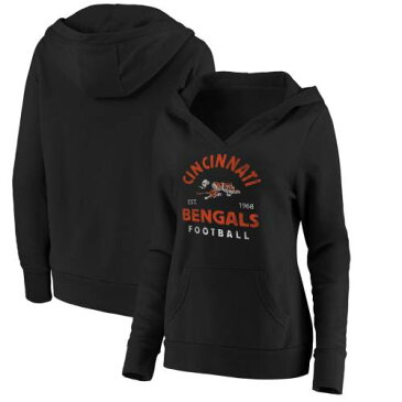 ファナティクス FANATICS BRANDED シンシナティ ベンガルズ レディース ビンテージ ヴィンテージ 黒色 ブラック WOMEN'S 【 VINTAGE FANATICS BRANDED ARCH V BLACK 】 レディースファッション トップス ス