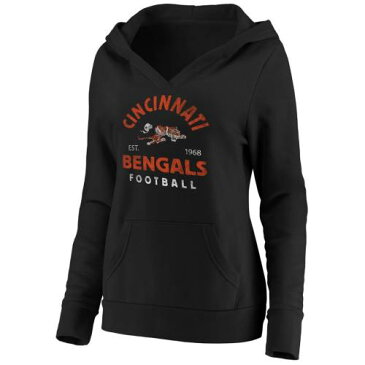 ファナティクス FANATICS BRANDED シンシナティ ベンガルズ レディース ビンテージ ヴィンテージ 黒色 ブラック WOMEN'S 【 VINTAGE FANATICS BRANDED ARCH V BLACK 】 レディースファッション トップス ス