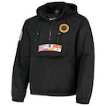 ナイキ NIKE チーム フーディー パーカー ジャケット 黒色 ブラック – 【 TEAM NIKE NBA 31 COURTSIDE HOODIE HALFZIP JACKET BLACK ZIP 】 メンズファッション トップス スウェット トレーナー