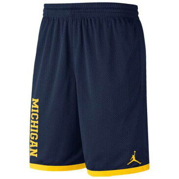 JORDAN BRAND ミシガン チーム クラシック パフォーマンス ショーツ ハーフパンツ 紺 ネイビー メンズファッション ズボン パンツ メンズ 【 Michigan Wolverines Team Classic Performance Shorts - Navy 】