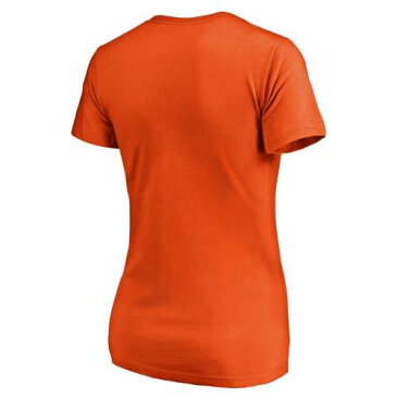 ファナティクス NFL PRO LINE BY FANATICS BRANDED プロ デンバー ブロンコス レディース Vネック Tシャツ 橙 オレンジ WOMEN'S 【 NFL ORANGE PRO LINE BY FANATICS BRANDED WORDMARK VNECK TSHIRT 】 レディースファッ