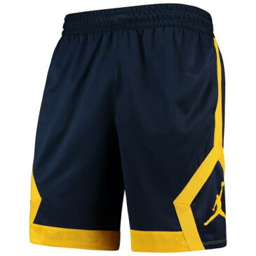 JORDAN BRAND ミシガン ニット パフォーマンス ショーツ ハーフパンツ 紺 ネイビー メンズファッション ズボン パンツ メンズ 【 Michigan Wolverines J Knit Performance Shorts - Navy 】 Navy