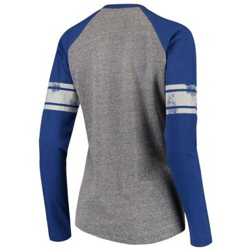 ジースリー G-III 4HER BY CARL BANKS ジースリー メッツ レディース フランチャイズ スリーブ Tシャツ ニューヨーク WOMEN'S 長袖 【 FRANCHISE SLEEVE GIII 4HER BY CARL BANKS THE TSHIRT ROYAL 】 レディースフ