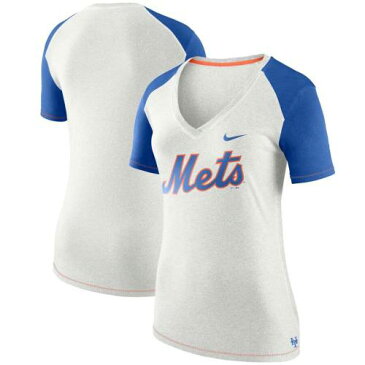 ナイキ NIKE メッツ レディース Tシャツ 灰色 グレー グレイ WOMEN'S 【 GRAY NIKE NEW YORK METS V FAN TSHIRT 】 レディースファッション トップス Tシャツ カットソー