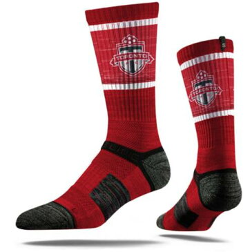 STRIDELINE トロント プレミアム ソックス 靴下 赤 レッド 【 PREMIUM RED STRIDELINE TORONTO FC CREW SOCKS 】 インナー 下着 ナイトウエア メンズ 下 レッグ