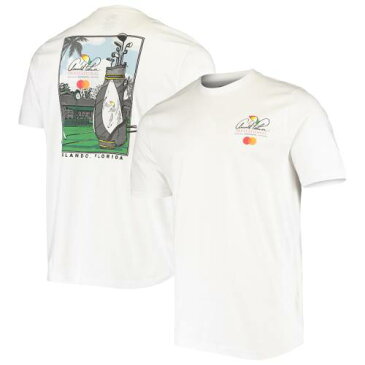 アヘッド AHEAD ゴルフ バッグ グラフィック Tシャツ 白色 ホワイト 【 GOLF AHEAD ARNOLD PALMER INVITATIONAL BAG GRAPHIC TSHIRT WHITE 】 メンズファッション トップス Tシャツ カットソー