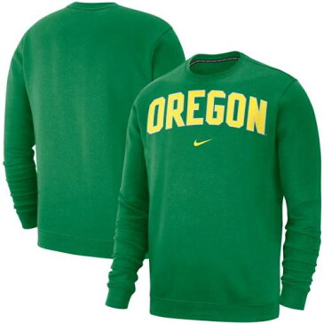 ナイキ NIKE オレゴン クラブ フリース 緑 グリーン 【 GREEN NIKE OREGON DUCKS CLUB FLEECE SWEATSHIRT 】 メンズファッション トップス スウェット トレーナー