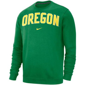 ナイキ NIKE オレゴン クラブ フリース 緑 グリーン 【 GREEN NIKE OREGON DUCKS CLUB FLEECE SWEATSHIRT 】 メンズファッション トップス スウェット トレーナー