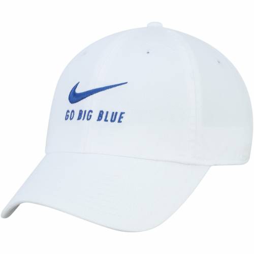 ナイキ NIKE ケンタッキー ワイルドキャッツ スウッシュ スウォッシュ 白色 ホワイト 【 SWOOSH NIKE BIG HERITAGE 86 ADJUSTABLE HAT WHITE 】 バッグ キャップ 帽子 メンズキャップ 帽子