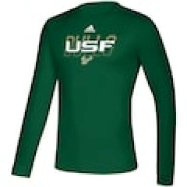 アディダス フロリダ ブルズ スリーブ Tシャツ 緑 グリーン 長袖 メンズ 【 SLEEVE GREEN ADIDAS SOUTH FLORIDA BULLS LOCKER FADE BEHIND CREATOR AEROREADY TSHIRT 】