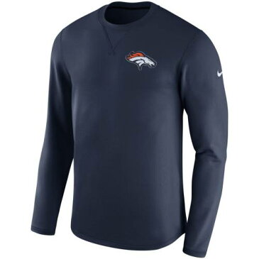 ナイキ NIKE デンバー ブロンコス サイドライン モダン スリーブ 紺 ネイビー 【 SLEEVE NAVY NIKE DENVER BRONCOS SIDELINE MODERN LONG SWEATSHIRT 】 メンズファッション トップス スウェット トレーナー