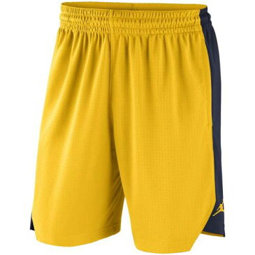 ナイキ NIKE ミシガン プラクティス パフォーマンス ショーツ ハーフパンツ メンズファッション ズボン パンツ メンズ 【 Michigan Wolverines Jordan Brand Practice Performance Shorts - Maize 】 Maize