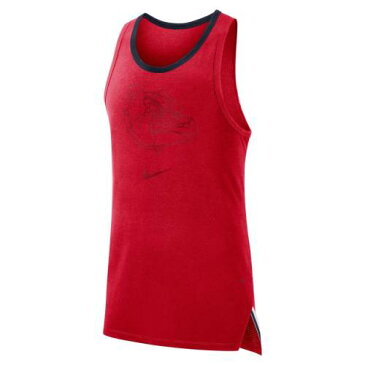 ナイキ NIKE ゴンザガ エリート ノンスリーブ 赤 レッド 【 SLEEVELESS RED NIKE GONZAGA BULLDOGS ELITE TOP 】 メンズファッション トップス タンクトップ