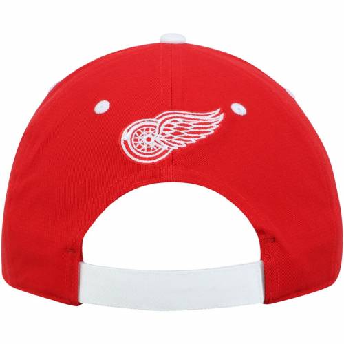 アディダス ADIDAS デトロイト 赤 レッド チーム レッドウィングス 【 RED TEAM ADIDAS COLOR CONTRAST STITCH LOCKUP ADJUSTABLE HAT 】 バッグ キャップ 帽子 メンズキャップ 帽子