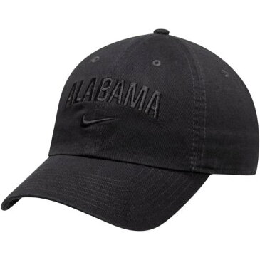 ナイキ NIKE アラバマ 黒 ブラック 【 BLACK NIKE ALABAMA CRIMSON TIDE TRIPLE HERITAGE 86 ARCH ADJUSTABLE HAT 】 バッグ キャップ 帽子 メンズキャップ 帽子