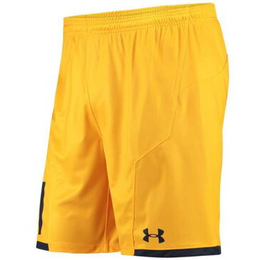 アンダーアーマー UNDER ARMOUR ベアーズ サッカー ショーツ ハーフパンツ 【 BEARS SOCCER UNDER ARMOUR CAL 2017 REPLICA SHORTS GOLD 】 メンズファッション ズボン パンツ