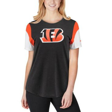 ナイキ NIKE シンシナティ ベンガルズ レディース チーム Tシャツ 黒色 ブラック 橙 オレンジ WOMEN'S 【 TEAM ORANGE NIKE TRIBLEND FAN TSHIRT BLACK 】 レディースファッション トップス Tシャツ カッ