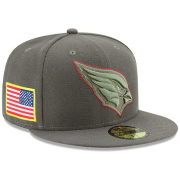 ニューエラ NEW ERA アリゾナ カーディナルス オリーブ バッグ キャップ 帽子 メンズキャップ メンズ 【 Arizona Cardinals 2017 Salute To Service 59fifty Fitted Hat - Olive 】 Olive