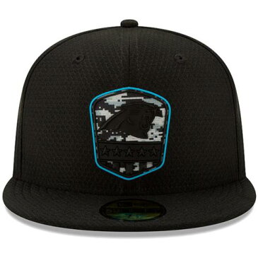 ニューエラ NEW ERA カロライナ パンサーズ 黒 ブラック 【 BLACK NEW ERA CAROLINA PANTHERS 2019 SALUTE TO SERVICE 59FIFTY FITTED HAT 】 バッグ キャップ 帽子 メンズキャップ 帽子