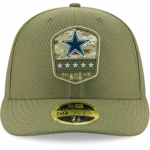 ニューエラ NEW ERA ダラス カウボーイズ サイドライン 【 DALLAS COWBOYS 2019 SALUTE TO SERVICE SIDELINE LOW PROFILE 59FIFTY FITTED HAT OLIVE 】 バッグ キャップ 帽子 メンズキャップ 送料無料