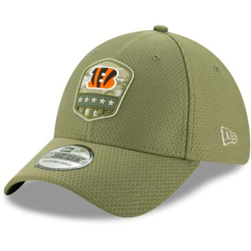 ニューエラ NEW ERA シンシナティ ベンガルズ サイドライン オリーブ 【 OLIVE NEW ERA CINCINNATI BENGALS 2019 SALUTE TO SERVICE SIDELINE 39THIRTY FLEX HAT 】 バッグ キャップ 帽子 メンズキャップ 帽子