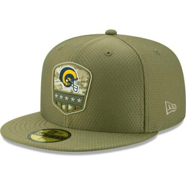 ニューエラ NEW ERA ラムズ サイドライン オリーブ 【 OLIVE NEW ERA LOS ANGELES RAMS HISTORIC 2019 SALUTE TO SERVICE SIDELINE 59FIFTY FITTED HAT 】 バッグ キャップ 帽子 メンズキャップ 帽子