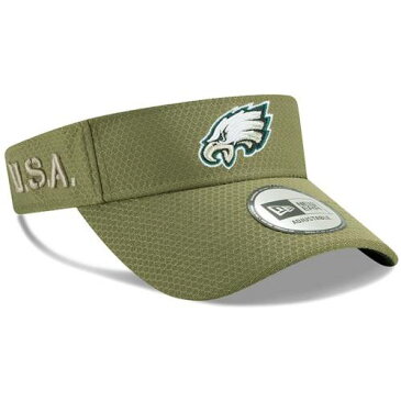 ニューエラ NEW ERA フィラデルフィア イーグルス サイドライン オリーブ 【 OLIVE NEW ERA PHILADELPHIA EAGLES 2019 SALUTE TO SERVICE SIDELINE VISOR 】 バッグ キャップ 帽子 メンズキャップ 帽子