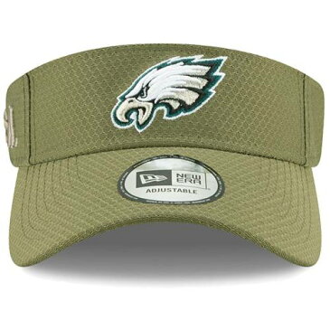 ニューエラ NEW ERA フィラデルフィア イーグルス サイドライン オリーブ 【 OLIVE NEW ERA PHILADELPHIA EAGLES 2019 SALUTE TO SERVICE SIDELINE VISOR 】 バッグ キャップ 帽子 メンズキャップ 帽子