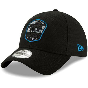 ニューエラ NEW ERA デトロイト ライオンズ 黒 ブラック バッグ キャップ 帽子 メンズキャップ メンズ 【 Detroit Lions 2019 Salute To Service 9twenty Adjustable Hat - Black 】 Black