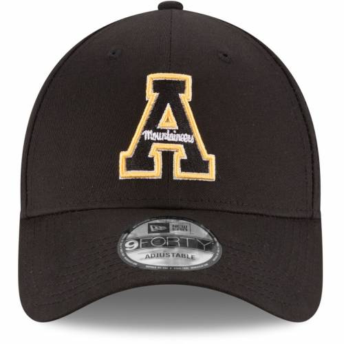ニューエラ NEW ERA エラ スケートボード マウンテニアーズ 黒色 ブラック ニューエラ 【 STATE APPALACHIAN MOUNTAINEERS THE LEAGUE 9FORTY ADJUSTABLE HAT BLACK 】 バッグ キャップ 帽子 メンズキャップ
