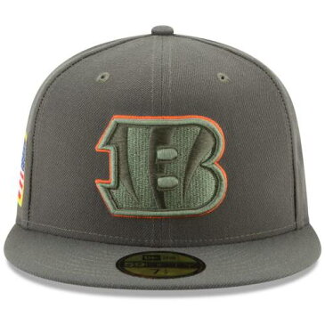 ニューエラ NEW ERA シンシナティ ベンガルズ オリーブ バッグ キャップ 帽子 メンズキャップ メンズ 【 Cincinnati Bengals 2017 Salute To Service 59fifty Fitted Hat - Olive 】 Olive