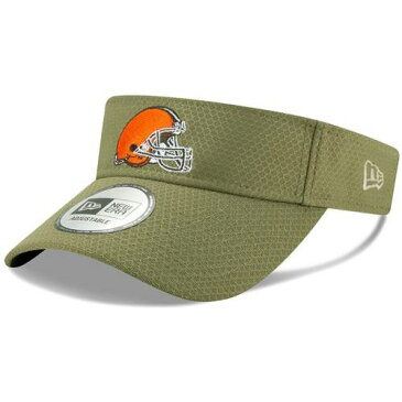 ニューエラ NEW ERA エラ クリーブランド ブラウンズ サイドライン オリーブ ニューエラ 【 2019 SALUTE TO SERVICE SIDELINE VISOR OLIVE 】 バッグ キャップ 帽子 メンズキャップ 帽子