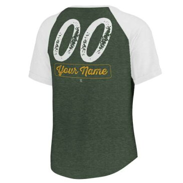 FANATICS BRANDED オークランド レディース サイドライン Tシャツ 緑 グリーン [CUSTOMIZED ITEM] WOMEN'S 【 GREEN FANATICS BRANDED OAKLAND ATHLETICS PERSONALIZED SIDELINE TRIBLEND TSHIRT 】 レディースファッション