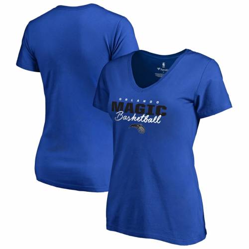 ファナティクス FANATICS BRANDED オーランド マジック レディース スクリプト Tシャツ WOMEN'S 【 FANATICS BRANDED SCRIPT ASSIST PLUS SIZE TSHIRT ROYAL 】 レディースファッション トップス Tシャツ カット