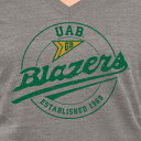 FANATICS BRANDED レディース コレクション ビンテージ ヴィンテージ Vネック Tシャツ WOMEN'S 【 VINTAGE FANATICS BRANDED UAB BLAZERS BARTOW COLLECTION ESTABLISHED TRIBLEND VNECK TSHIRT ASH 】 レディースファッショ