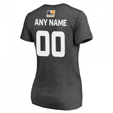 FANATICS BRANDED ボストン レディース ブイネック Tシャツ ヘザー 灰色 グレー グレイ [CUSTOMIZED ITEM] WOMEN'S 【 HEATHER GRAY FANATICS BRANDED BOSTON UPRISING CUSTOM CONTROL AND DELETE VNECK TSHIRT 】 レディースフ