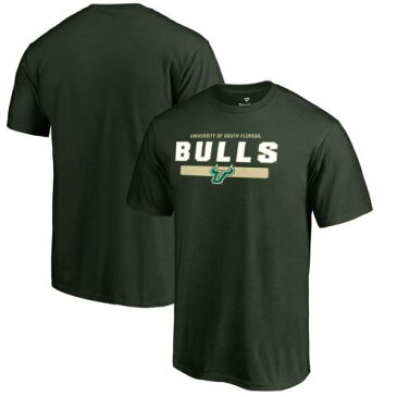 FANATICS BRANDED フロリダ ブルズ チーム Tシャツ 緑 グリーン 【 TEAM GREEN FANATICS BRANDED SOUTH FLORIDA BULLS STRONG TSHIRT 】 メンズファッション トップス Tシャツ カットソー