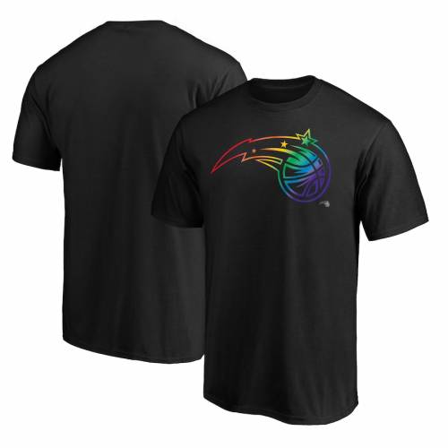 FANATICS BRANDED オーランド マジック チーム Tシャツ 黒 ブラック 【 TEAM BLACK FANATICS BRANDED ORLANDO MAGIC PRIDE TSHIRT 】 メンズファッション トップス Tシャツ カットソー