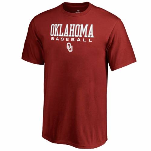 FANATICS BRANDED 子供用 ベースボール Tシャツ 赤 カーディナル 【 FANATICS BRANDED OKLAHOMA SOONERS YOUTH TRUE SPORT BASEBALL TSHIRT CARDINAL 】 キッズ ベビー マタニティ トップス Tシャツ